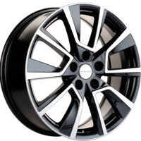 Khomen Wheels KHW1802 (Coolray) Black-FP