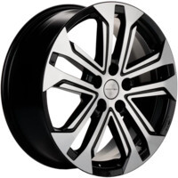 Khomen Wheels KHW1803 (Changan/Geely/Lexus/Suzuki/Toyota) Black-FP 7x18/5x114.3 ET35 D60.1