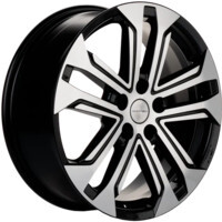 Khomen Wheels KHW1803 (CS35/CS35 Plus) Black-FP 7x18/5x110 ET50 D63.3