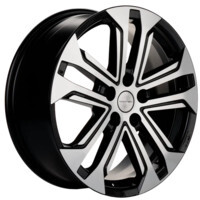 Khomen Wheels KHW1803 (Haval Dargo) Black-FP 7x18/5x114.3 ET40 D66.5