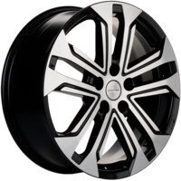 Khomen Wheels KHW1803 (OMODA C5) Black-FP 7x18/5x108 ET33 D60.1