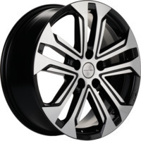 Khomen Wheels KHW1803 (Tugella) Black-FP 7x18/5x108 ET46 D63.4