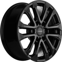 Khomen Wheels KHW1805 (Fortuner/Hilux) Black 7.5x18/6x139.7 ET30 D106.1