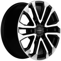 Khomen Wheels KHW1805 (Lexus GX) Black-FP 7.5x18/6x139.7 ET20 D106.1
