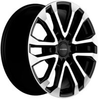 Khomen Wheels KHW1805 (Mazda BT50) Black-FP 7.5x18/6x139.7 ET45 D93.1