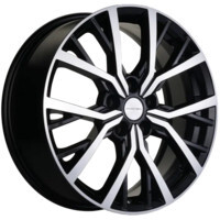 Khomen Wheels KHW1806 (CS35/CS35 Plus) Black-FP 7x18/5x110 ET50 D63.3