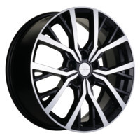 Khomen Wheels KHW1806 (Karoq) Black-FP 7x18/5x112 ET45 D57.1