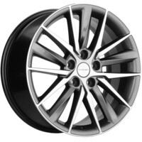 Khomen Wheels KHW1807 (A6/Q5) Gray-FP 8x18/5x112 ET39 D66.6