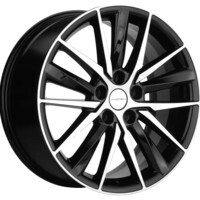 Khomen Wheels KHW1807 (Tugella/Jaguar XF/F-Pace) Black-FP 8x18/5x108 ET46 D63.4