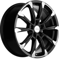 Khomen Wheels KHW1808 (Jac/Москвич 3) Black-FP 7.5x18/5x108 ET40 D54.1