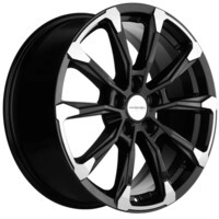 Khomen Wheels KHW1808 (Jolion) Black-FP 7.5x18/5x114.3 ET37 D66.5