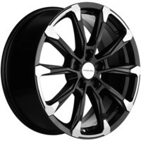 Khomen Wheels KHW1808 (K5/Santafe) Black-FP 7.5x18/5x114.3 ET50 D67.1