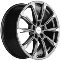 Khomen Wheels KHW1808 (Tugella/Jaguar XF/F-Pace) Gray-FP 7.5x18/5x108 ET46 D63.4