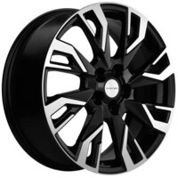 Khomen Wheels KHW1809 (CS35/CS35 Plus) Black-FP 7x18/5x110 ET50 D63.3