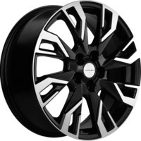 Khomen Wheels KHW1809 (Geely Coolray) Black-FP