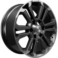 Khomen Wheels KHW1817 (Haval H5/Great Wall Hover H3/H5) Gray-FP 7.5x18/6x139.7 ET38 D100.1