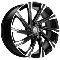 Khomen Wheels KHW1901 (Geely Atlas/Atlas Pro) Black-FP 7.5x19/5x114.3 ET45 D60.1