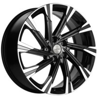 Khomen Wheels KHW1901 (Haval 7/7x) Black-FP 7.5x19/5x114.3 ET40 D64.1