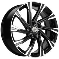 Khomen Wheels KHW1901 (Haval Dargo) Black-FP 7.5x19/5x114.3 ET40 D66.6