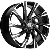Khomen Wheels KHW1901 (Tugella) Black-FP 7.5x19/5x108 ET46 D63.4