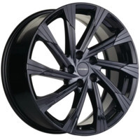 Khomen Wheels KHW1901 (Tugella) Black 7.5x19/5x108 ET46 D63.4