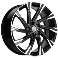 Khomen Wheels KHW1901 (Volvo XC) Black-FP 7.5x19/5x108 ET50.5 D63.4