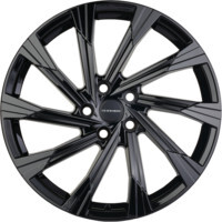 Khomen Wheels KHW1901 (Volvo XC) Black 7.5x19/5x108 ET50.5 D63.4