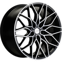Khomen Wheels KHW1902 (BMW Rear) Black-FP 9.5x19/5x112 ET40 D66.6