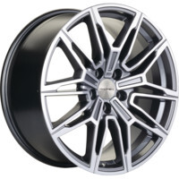 Khomen Wheels KHW1904 (A 4/5/6/7 Q3-Q8) Gray-FP 8.5x19/5x112 ET30 D66.6