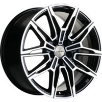 Khomen Wheels KHW1904 (Tiggo 8/8 Pro) Black-FP 8.5x19/5x108 ET48 D60.1
