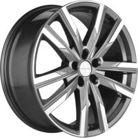 Khomen Wheels KHW1905 (FAW Bestune T77) Gray-FP 7.5x19/5x100 ET28 D57.1