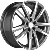 Khomen Wheels KHW1905 (Geely Monjaro/Tugella) Gray-FP 7.5x19/5x108 ET46 D63.4