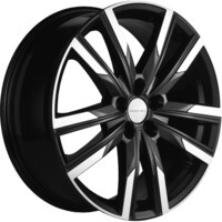 Khomen Wheels KHW1905 (Kodiaq/Tiguan) Black-FP 7.5x19/5x112 ET43 D57.1