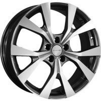 Khomen Wheels KHW1906 (Dongfeng AX7) Gray-FP 7x19/5x108 ET45 D65.1