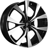 Khomen Wheels KHW1906 (Exeed VX/TXL/LX) Black-FP 7x19/5x108 ET36 D65.1