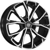 Khomen Wheels KHW1907 (Exeed LX) Black-FP 7.5x19/5x108 ET52 D60.1
