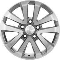 Khomen Wheels KHW2003 (LX570/LC100/LC200) Gray-FP 8.5x20/5x150 ET58 D110.1