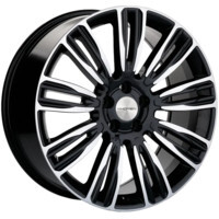 Khomen Wheels KHW2004 (Q7/Touareg) Black-FP 8.5x20/5x130 ET45 D71.6