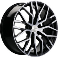 Khomen Wheels KHW2005 (3 Series) Black-FP 8.5x20/5x120 ET33 D72.6