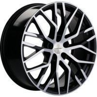 Khomen Wheels KHW2005 (Li 7/9) Black-FP 8.5x20/5x120 ET45.5 D62.5