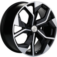 Khomen Wheels KHW2006 (Audi/VW) Black-FP 8.5x20/5x112 ET33 D66.6