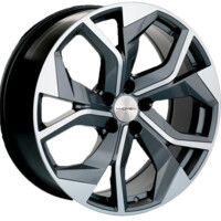 Khomen Wheels KHW2006 (Audi/VW) Gray-FP 8.5x20/5x112 ET33 D66.6