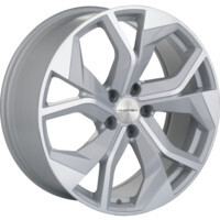 Khomen Wheels KHW2006 (Q8) Brilliant Silver-FP 8.5x20/5x112 ET20 D66.5
