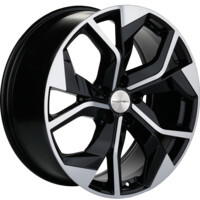 Khomen Wheels KHW2006 (RX) Black-FP 8.5x20/5x114.3 ET30 D60.1