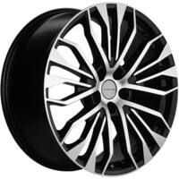 Khomen Wheels KHW2009 (Li 7/9) Black-FP 8.5x20/5x120 ET45.5 D62.5