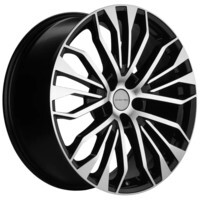 Khomen Wheels KHW2009 (Tugella) Black-FP 8.5x20/5x108 ET46 D63.4