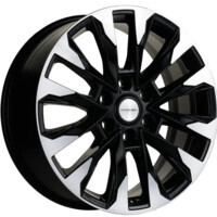 Khomen Wheels KHW2010 (Chevrolet Tahoe) Black-FP 8x20/6x139.7 ET28 D78.1
