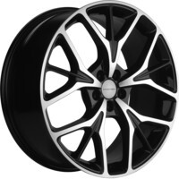 Khomen Wheels KHW2012 (Chery Tiggo 8/8 Pro/Pro Max) Black-FP 8x20/5x108 ET47 D60.1