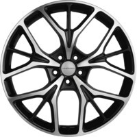 Khomen Wheels KHW2012 (Geely Monjaro (KX11)) Black-FP 8x20/5x108 ET46 D63.4