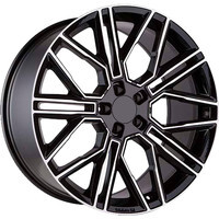 Khomen Wheels KHW2101 (Front) Black-FP 9.5x21/5x112 ET37 D66.6